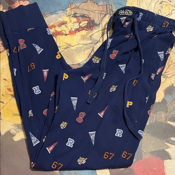 Polo Ralph Lauren Navy Pajama Joggers